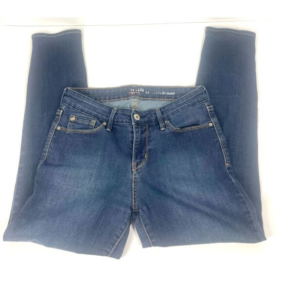 Levi’s Denizen Modern Skinny Mid Rise Blue Jeans SHORT Stretch Women Size 6 - Picture 3 of 6